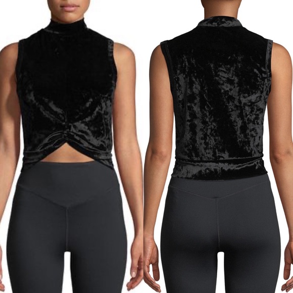 Zobha Sadie Cropped Mock-Neck Top - Picture 5 of 6